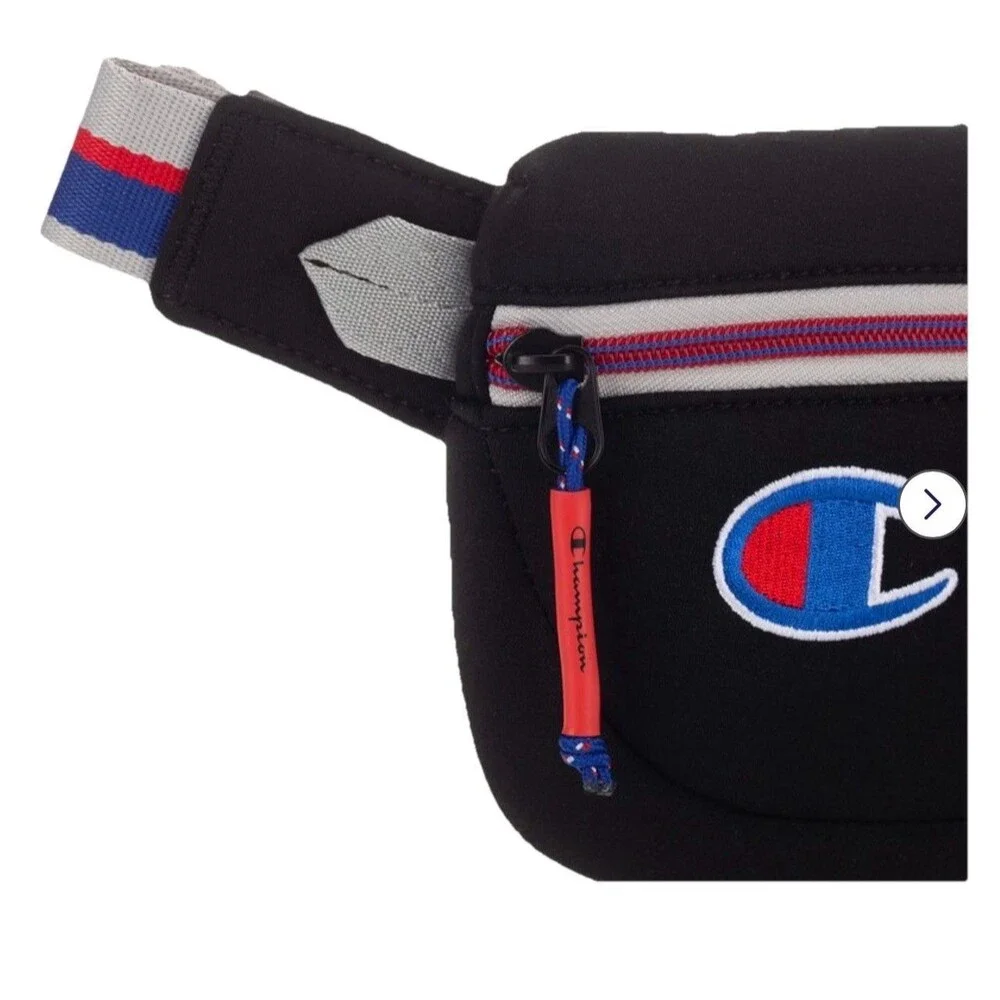 Champion unisex adult Attribute Waistbag Fanny Waist Packs, black, One Size